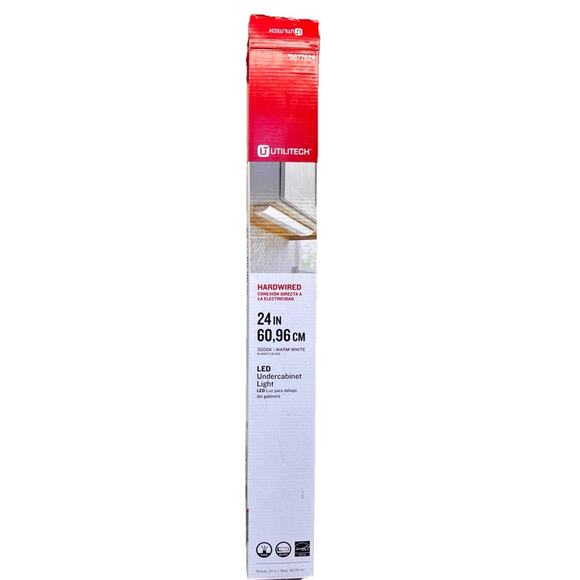 Utilitech 24 Inch Hardwired LED Under Cabinet Light - NEW in Open Box {9} - Picture 1 of 13